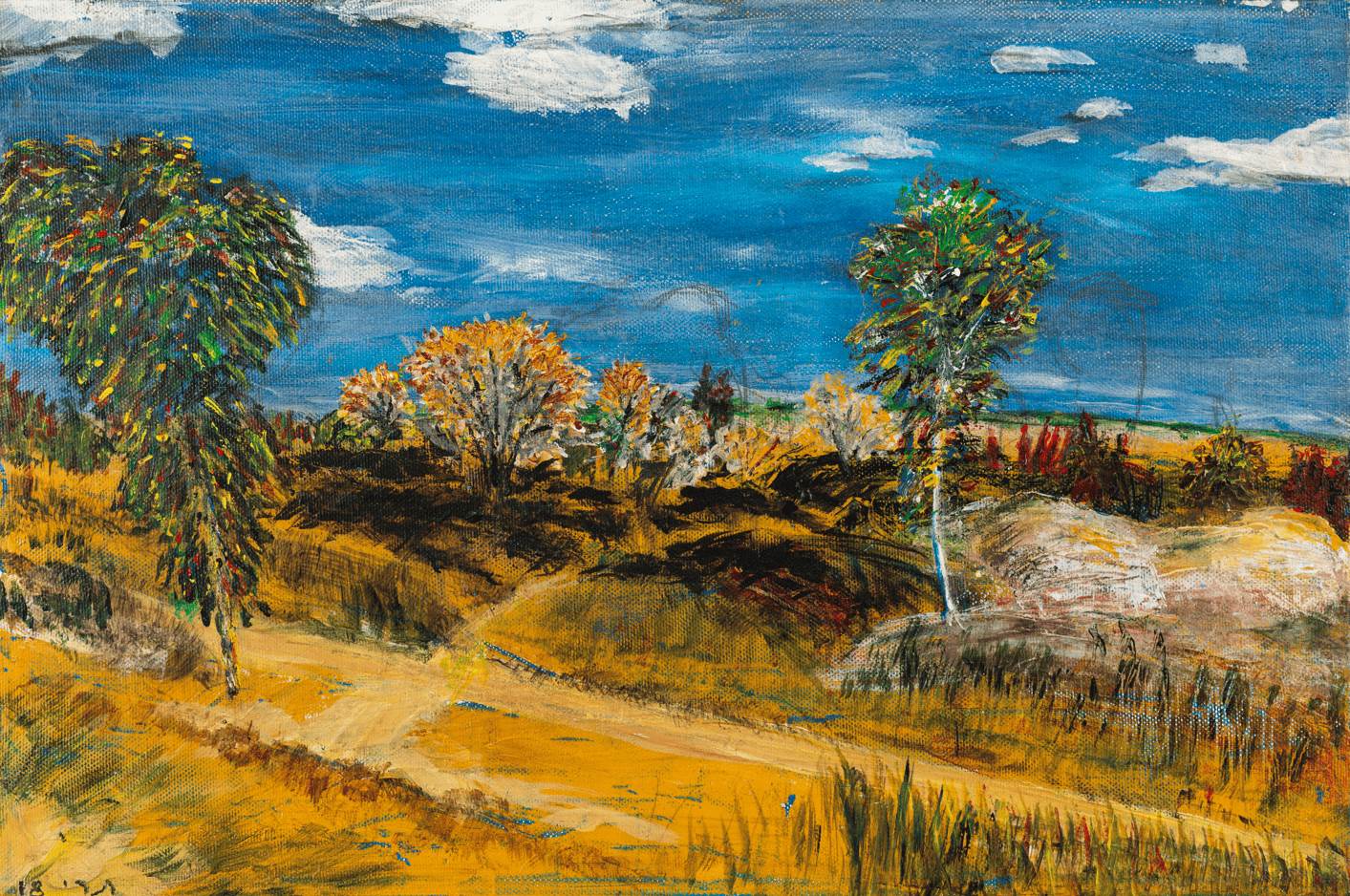 הציורים של תרי על הקיר הזכירו שהוא איננו