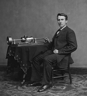 תומס אדיסון והפונוגרף, 1878